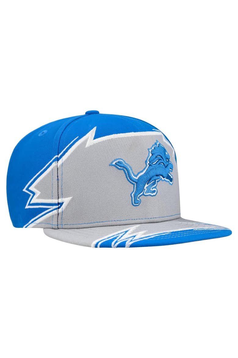 Men's New Era  Blue/Gray Detroit Lions Break 59FIFTY Fitted Hat, Alternate, color, Blue