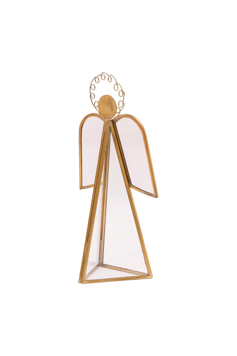 Angel Glass Figurine, Alternate, color, Gold