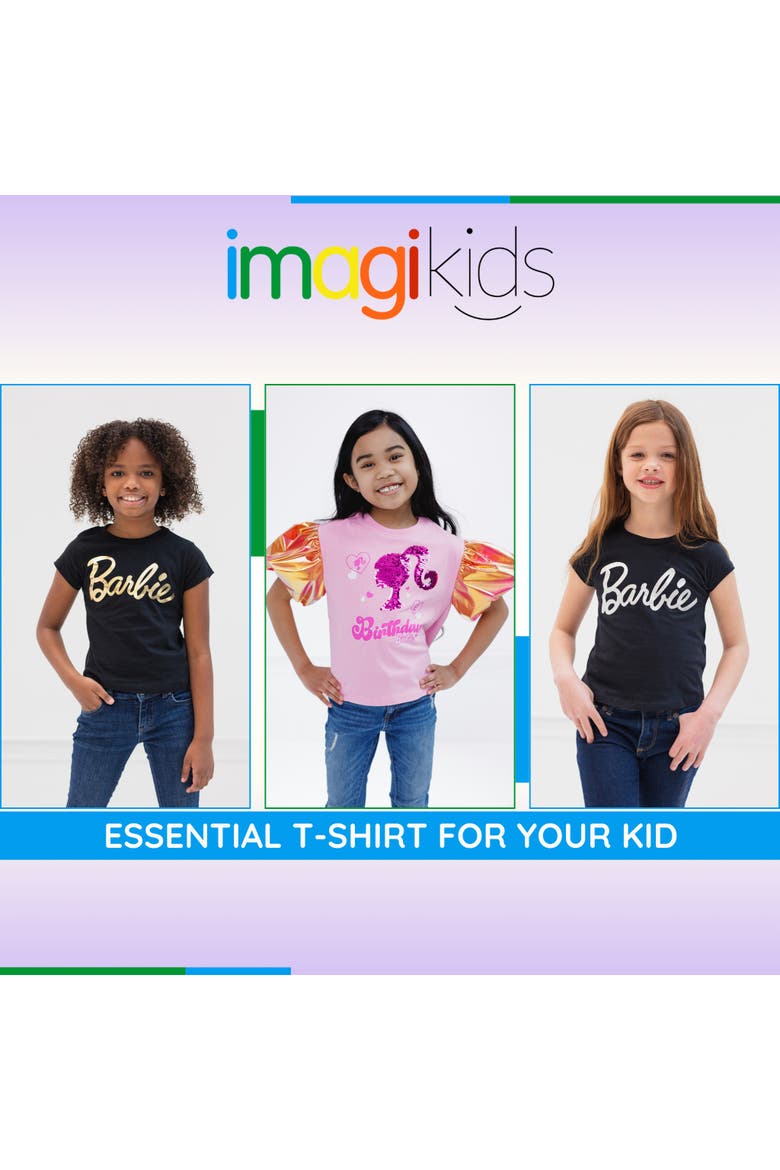 Short Sleeve T-Shirt, Alternate, color, Pink Sequin Heart