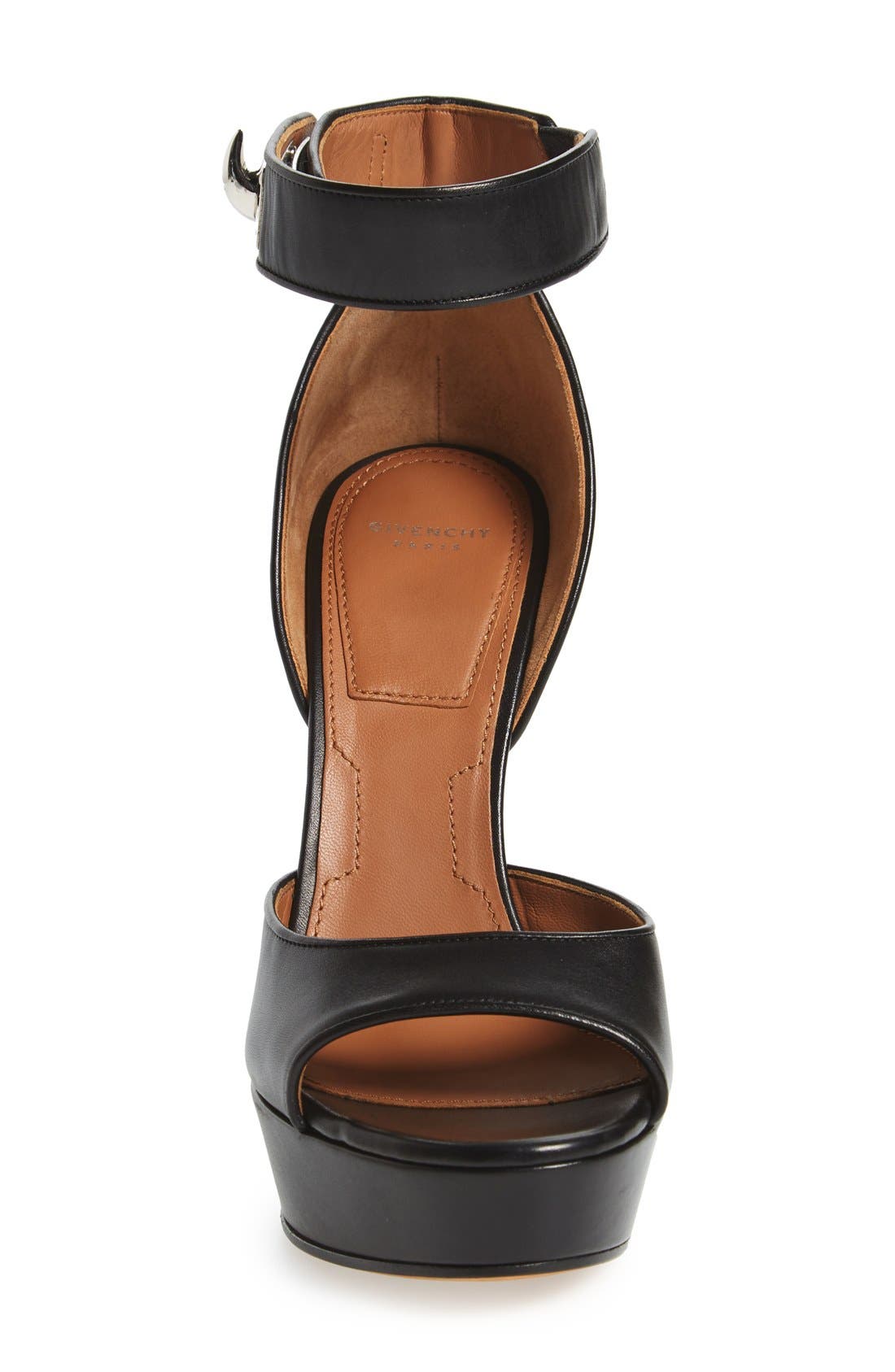 Givenchy 'Plara' Ankle Strap Platform Sandal, Alternate, color, 