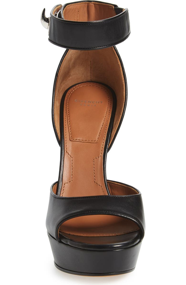 Givenchy 'Plara' Ankle Strap Platform Sandal, Alternate, color,