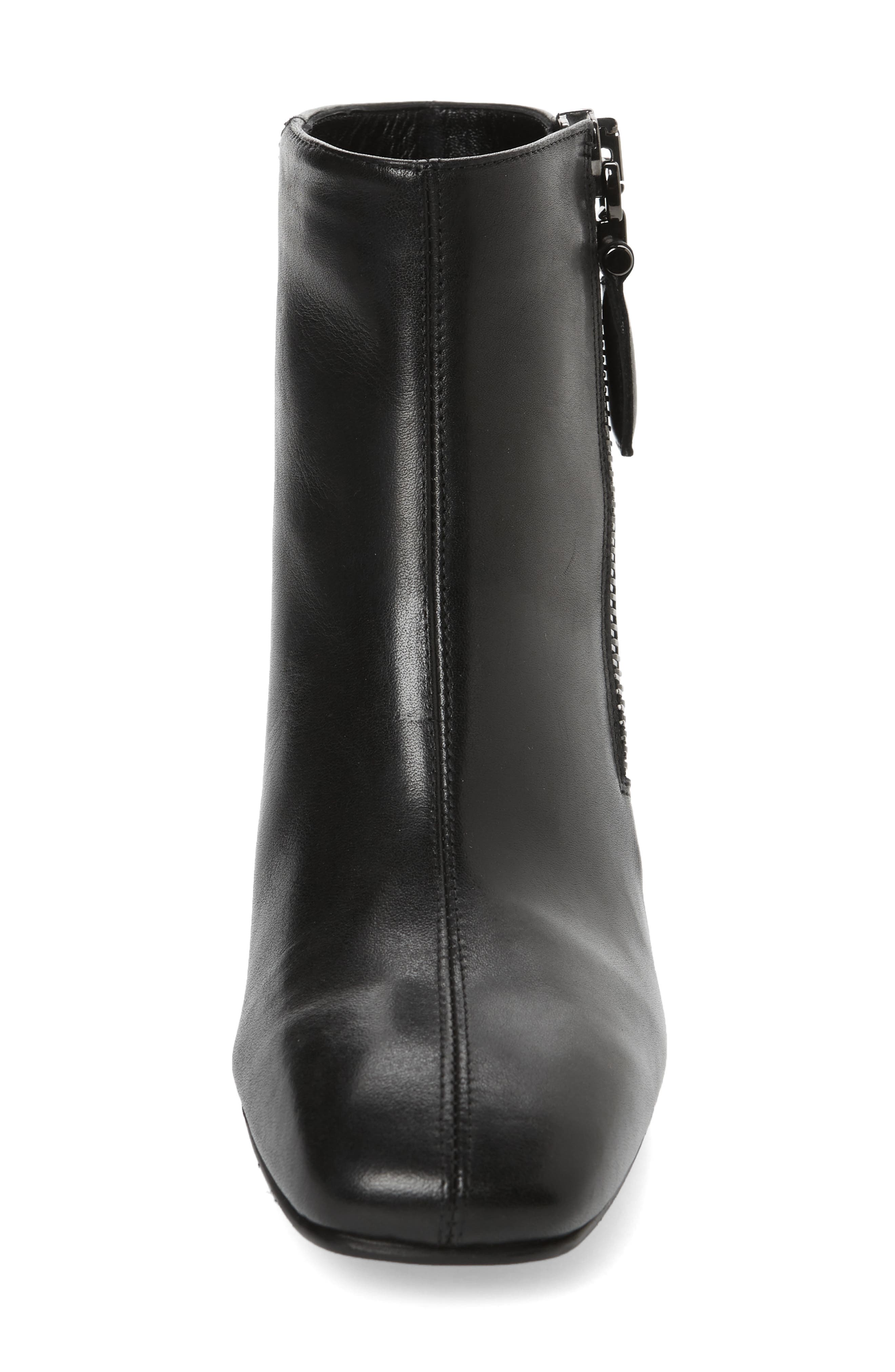 Cathryn Water Resistant Bootie, Alternate, color, BLACK LEATHER