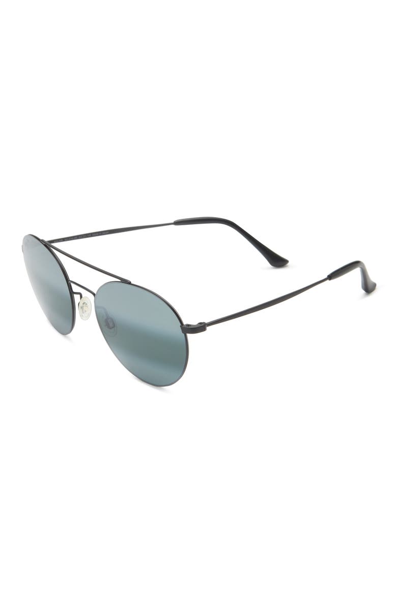 Aviator Sunglasses, Alternate, color, BLACK BLACK GREY
