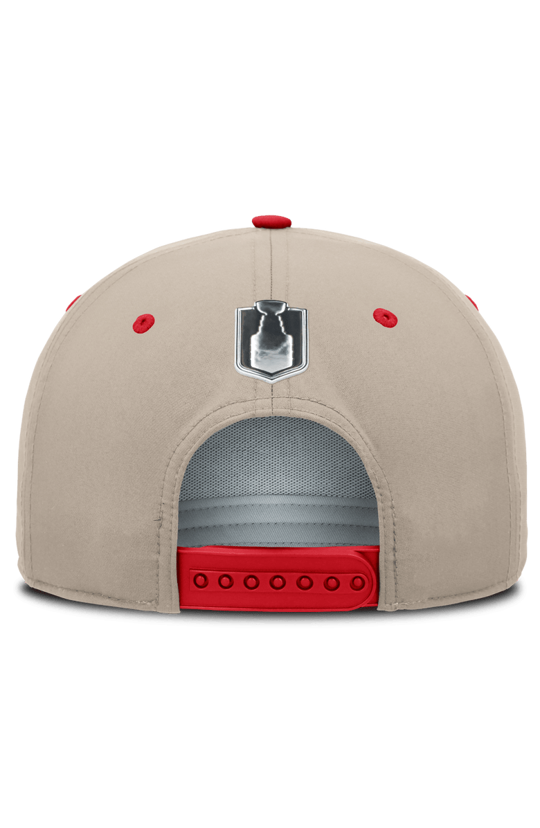 FANATICS Men's Fanatics Red/Tan Carolina Hurricanes 2026 Stanley Cup Playoffs Locker Room Adjustable Hat, Alternate, color, Red
