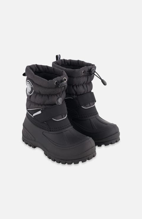 Kids Gender Inclusive Winter Boots Solid