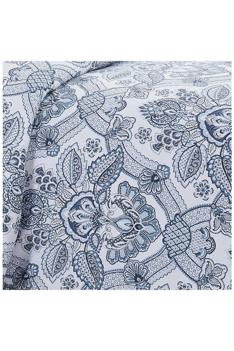 Enchantment Paisley Print Microfiber Down-Alternative Comforter Set, Alternate, color, ENCHANTMENT BLUE