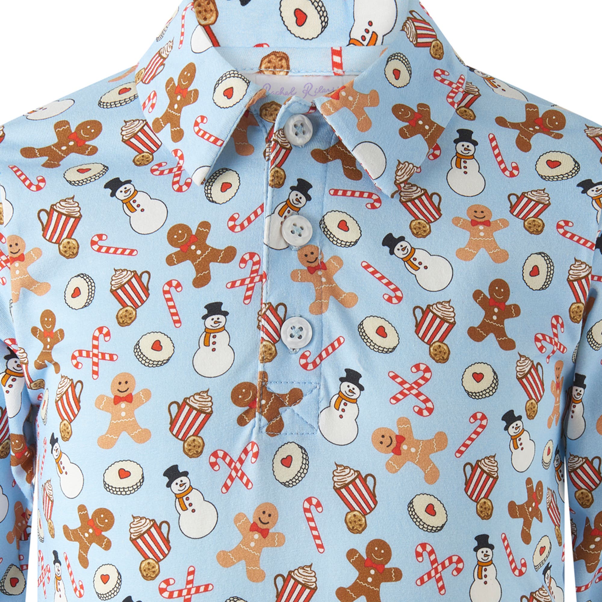 Rachel Riley Gingerbread Polo | Nordstrom
