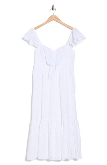 Lilly Pulitzer ® Lantana Flutter Sleeve Dress In White