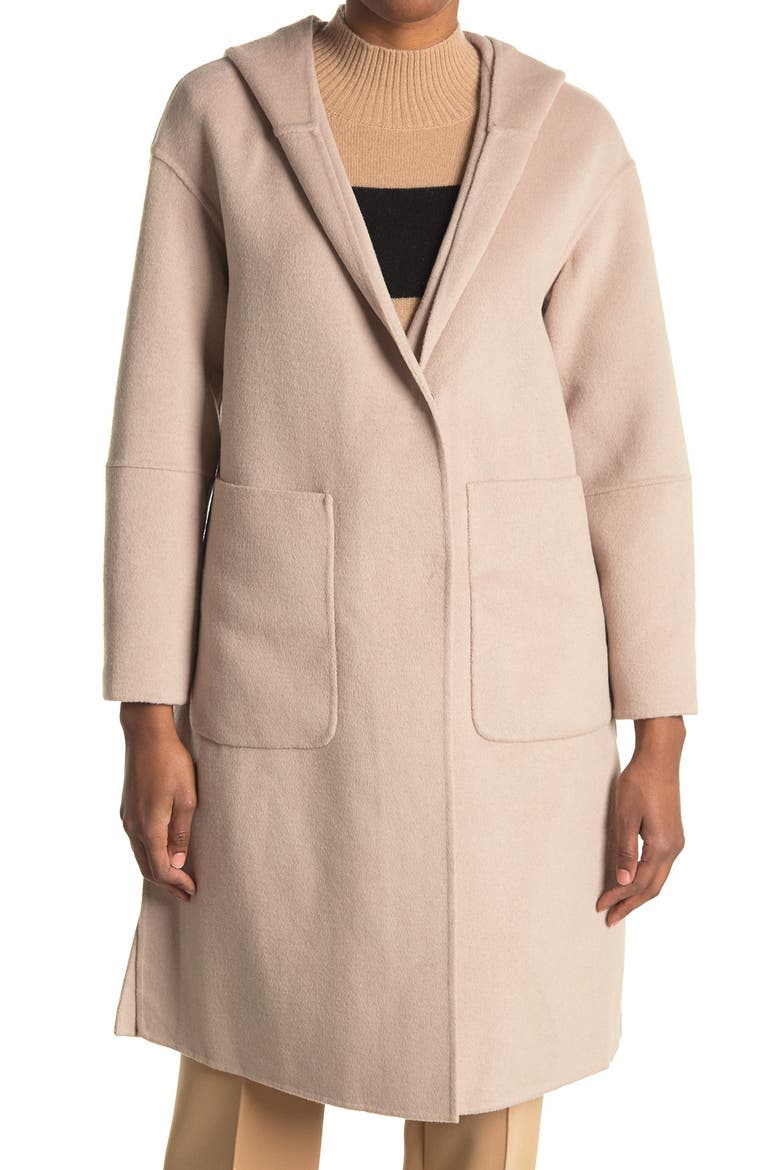 Walk This Way Wool Blend Oversized Coat, Alternate, color, SAND