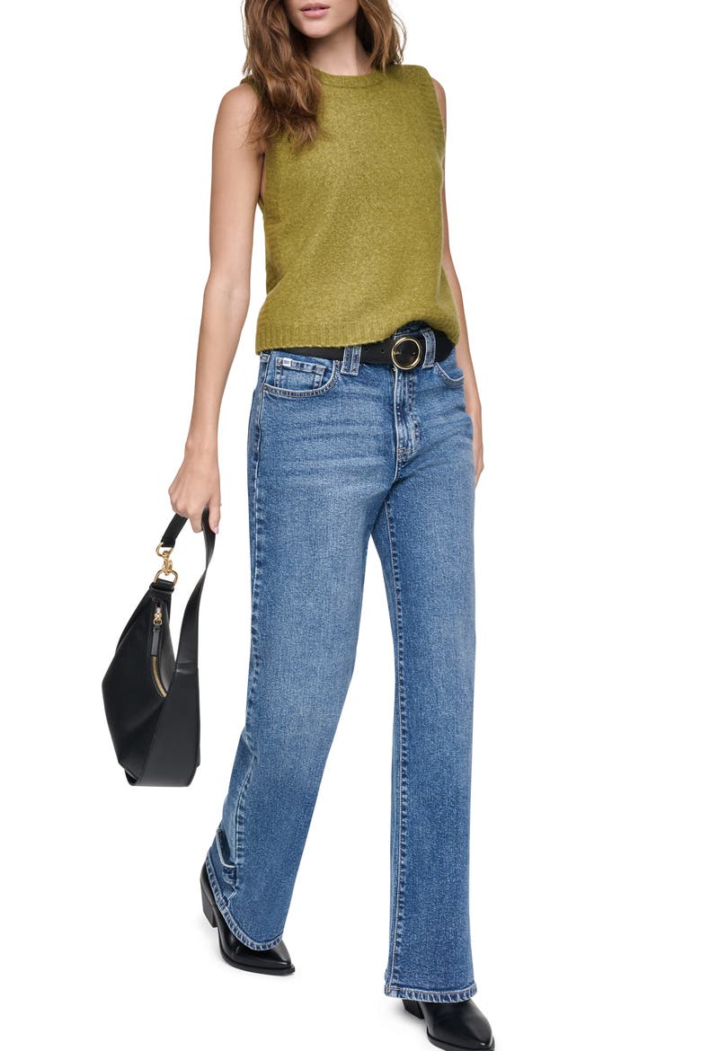 Deep Armhole Sweater Vest, Alternate, color, CROCODILE