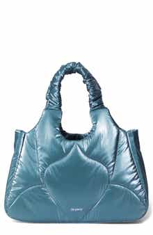 Oryany Half Moroccan Quilted Convertible Top Handle Bag