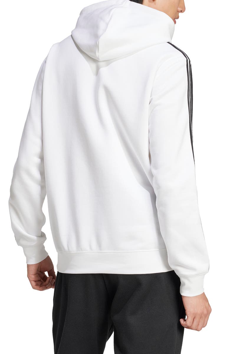 adidas Adicolor 3-Stripes Trefoil Logo Fleece Hoodie, Alternate, color,