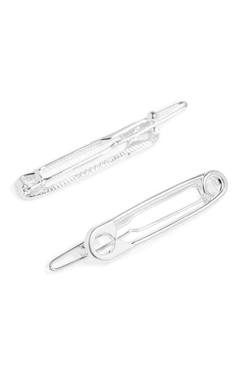 NUME Safety Pin Hair Clip, Alternate, color, Silver