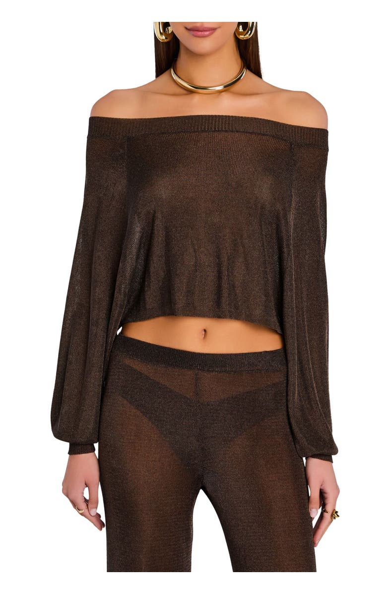 SER.O.YA Felicity Metallic Knit Top, Main, color, 