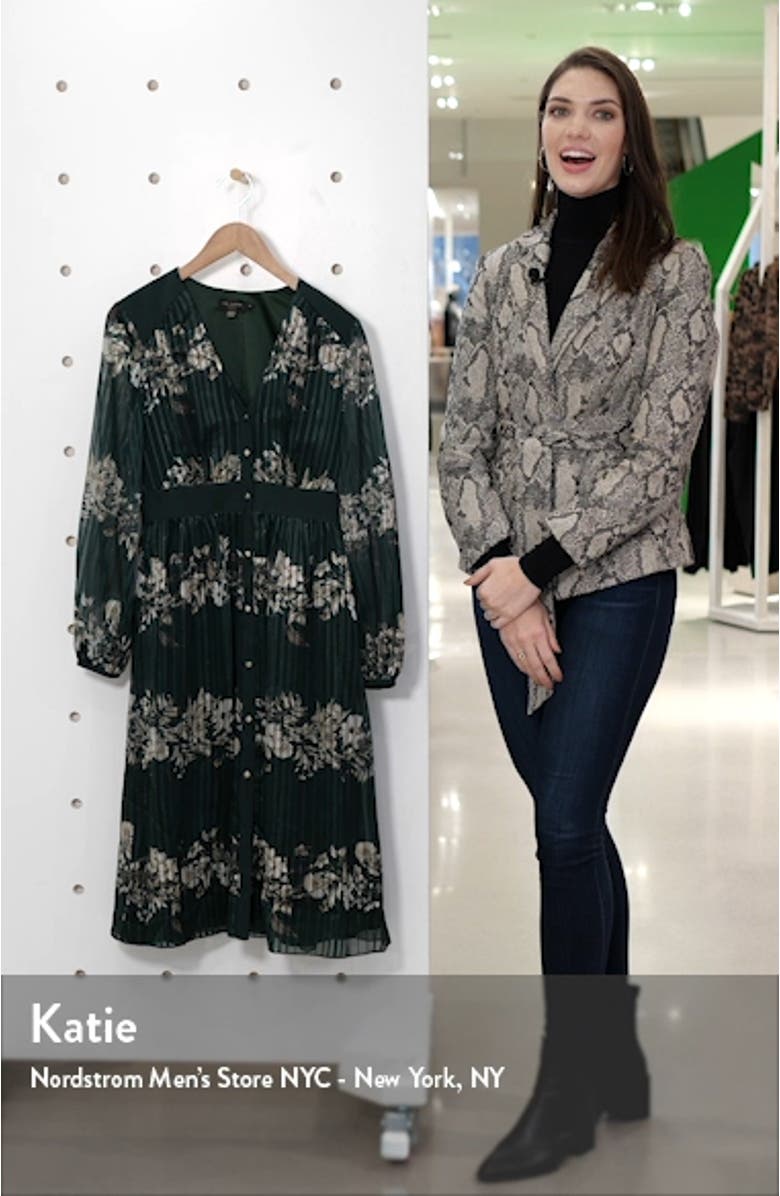 Delyla Meadow Sweep Long Sleeve Dress, sales video thumbnail