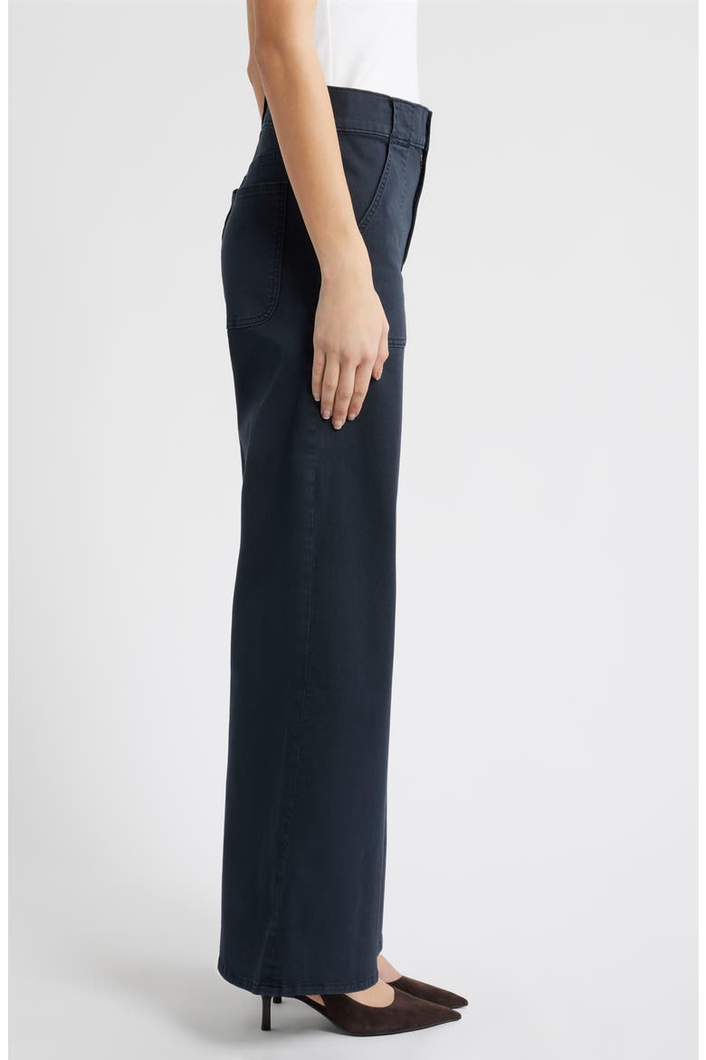 Modern Pocket High Waist Wide Leg Pants, Alternate, color, NAVY