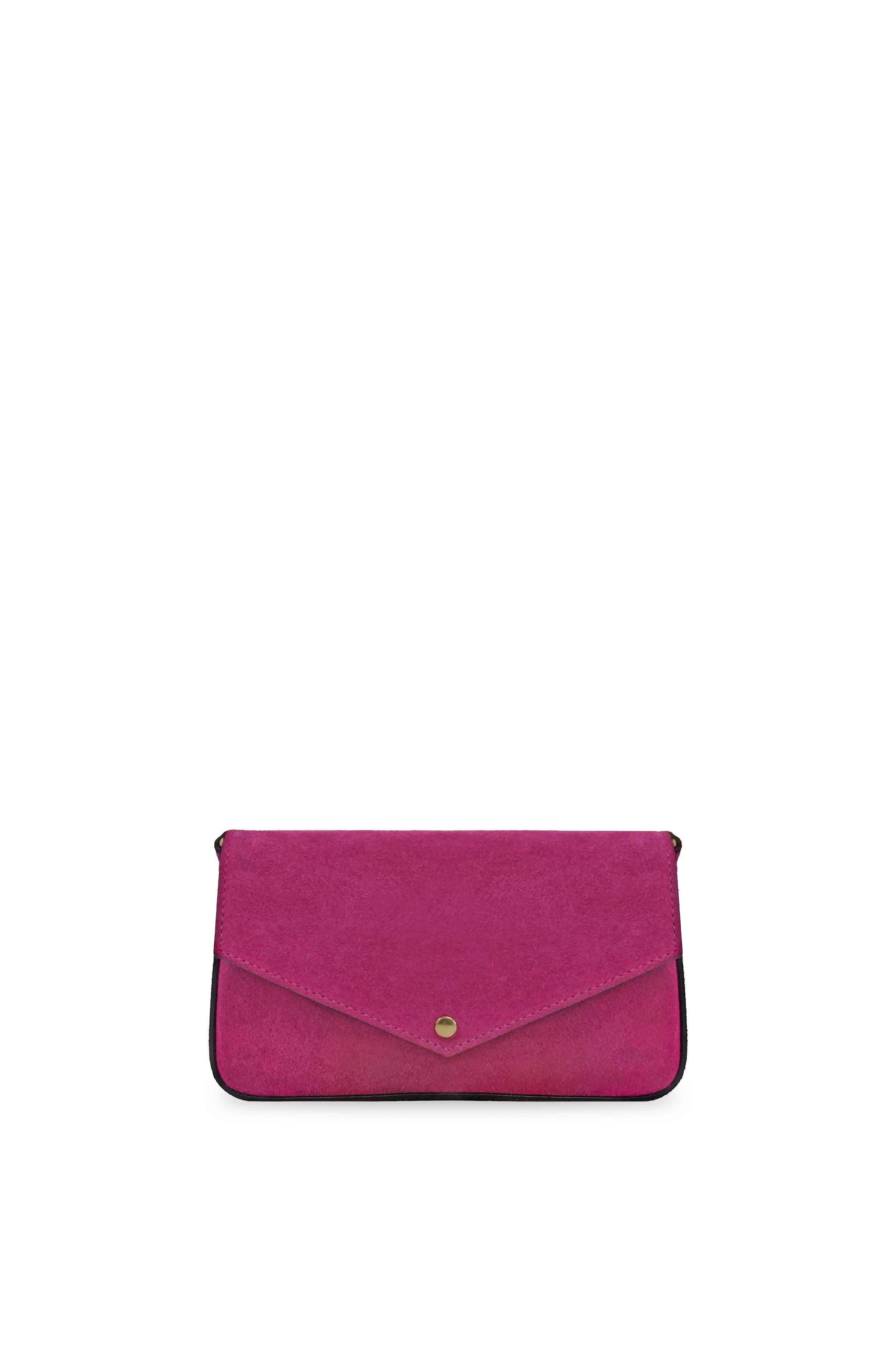 The Munro Suede Shoulder Bag, Alternate, color, Hot Pink