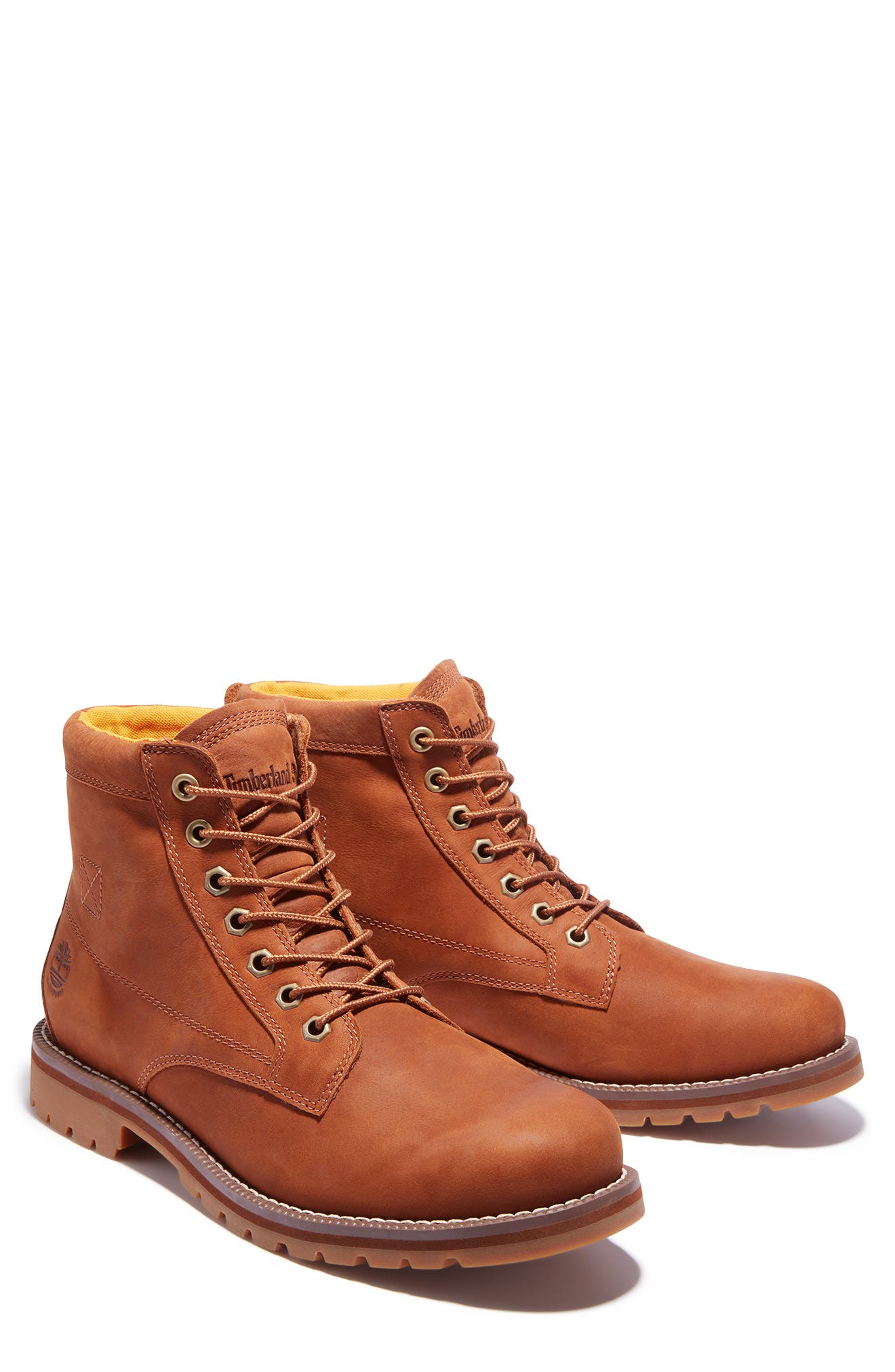 Timberland Redwood Falls Waterproof Boot, Alternate, color, Saddle Brown