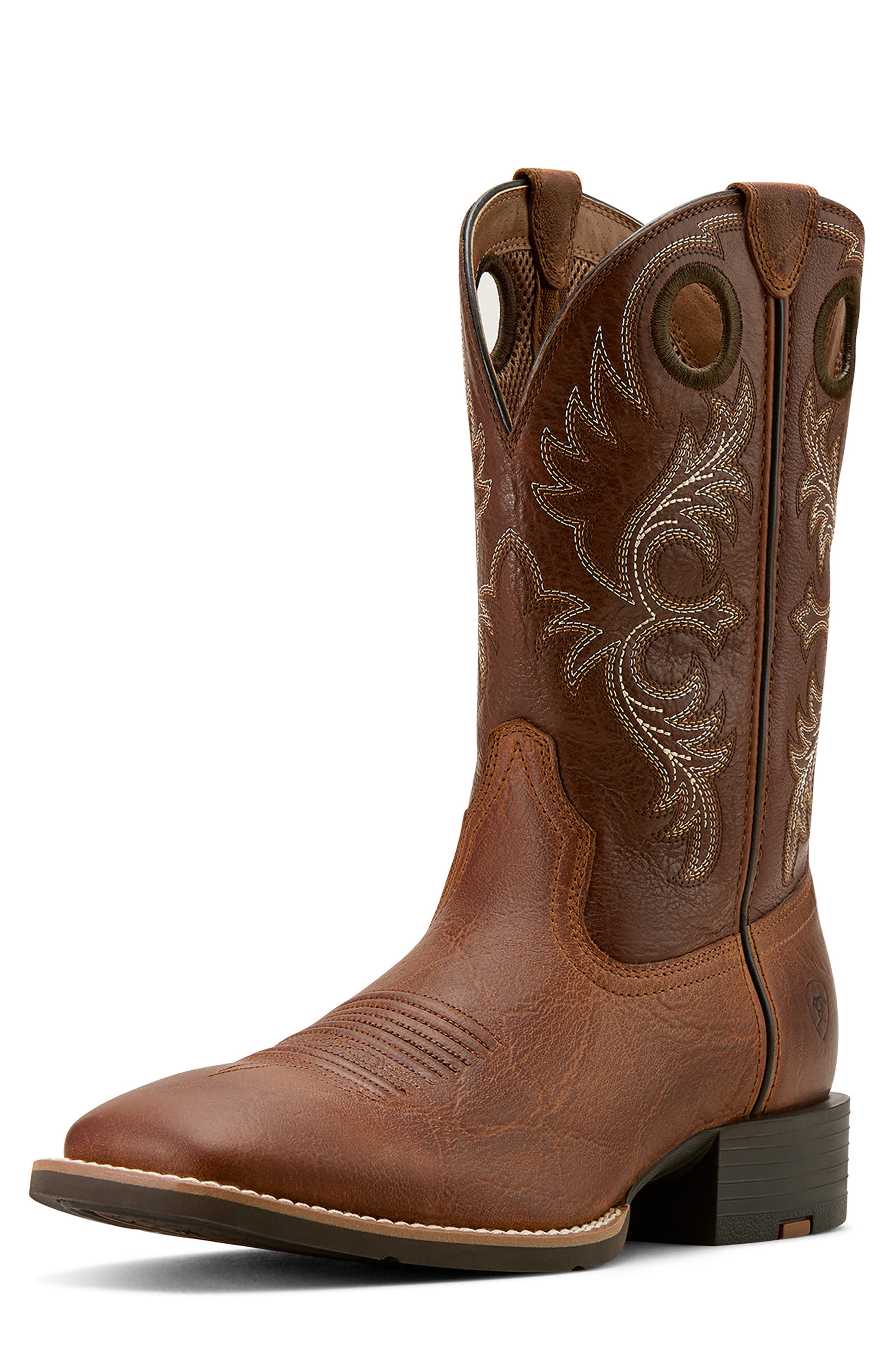 Ariat Sport Rodeo Cowboy Boot, Main, color, Aged Tan Elephant/Luna