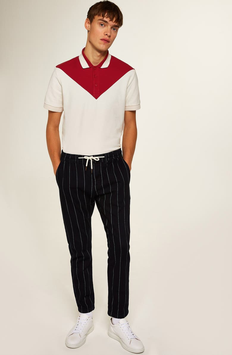 Topman Chevron Polo, Alternate, color,