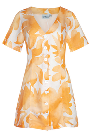 Untitled in Motion Shinoa Short-Sleeve Printed Mini Dress