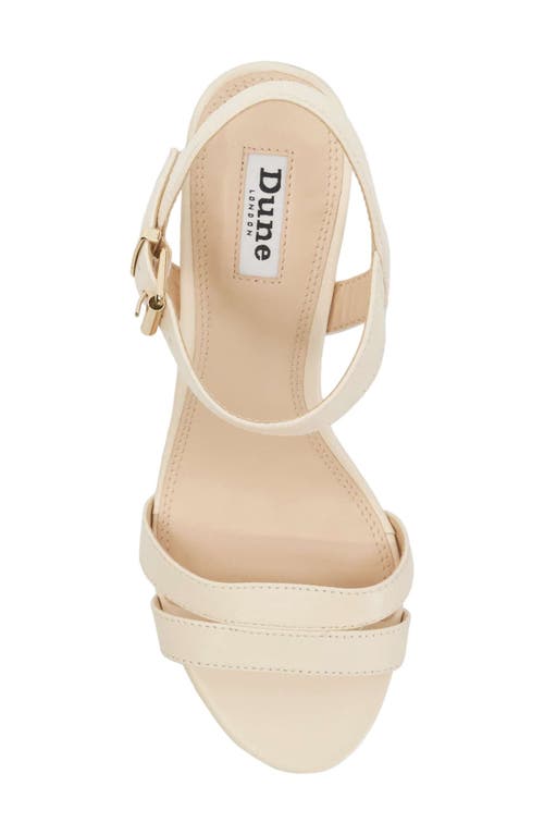 Dune London Merisa Sandal In Ecru
