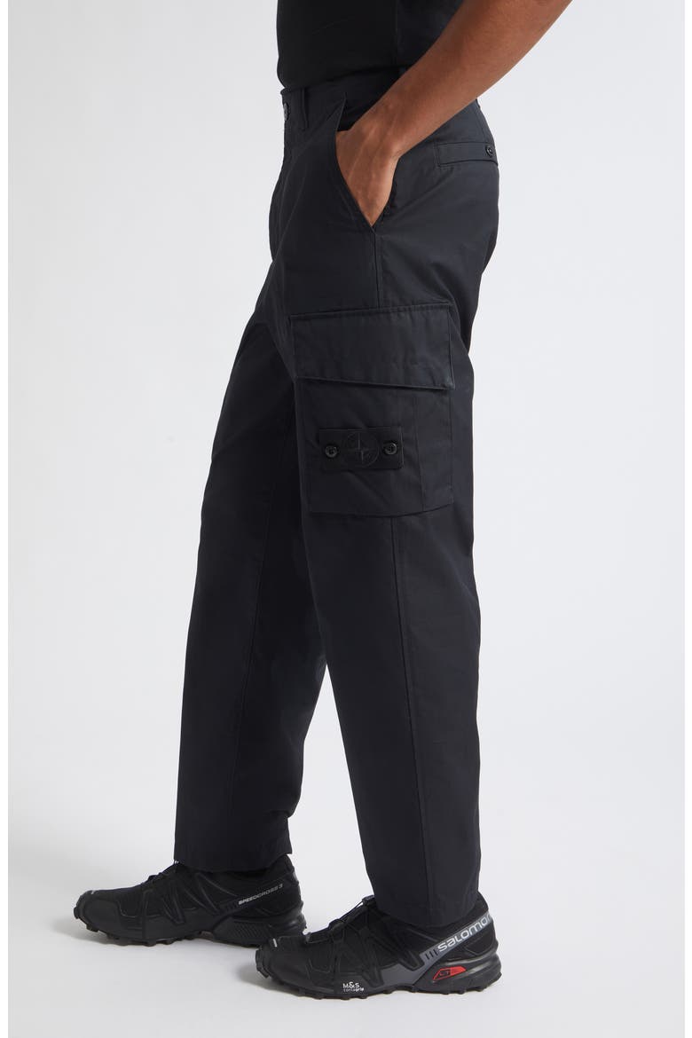 Cotton Cargo Pants, Alternate, color, V0029 BLACK