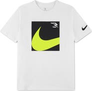 3 Brand Kids' Boxed Swoosh Tee