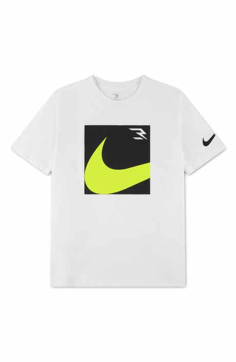 3 Brand Kids' Boxed Swoosh Tee