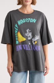 Junk Food Whitney Houston How Will I Know Graphic T-Shirt