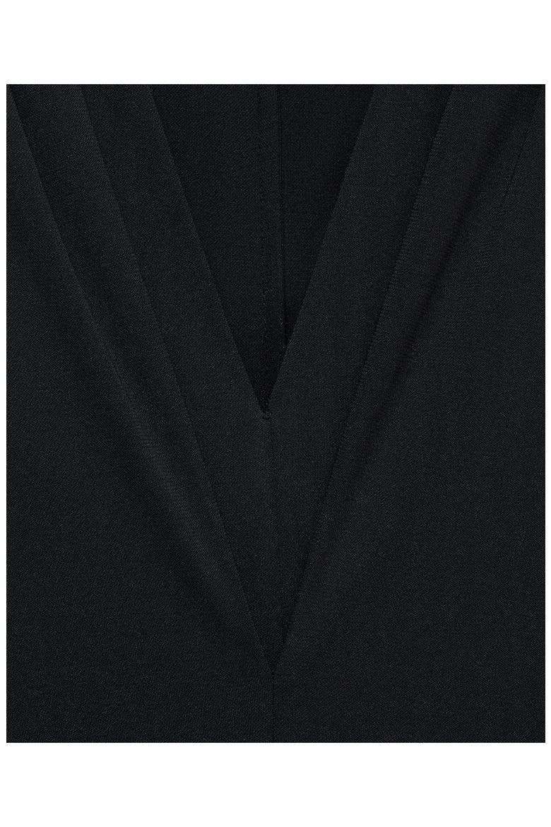 Pleated Sleeveless Knit Maxi Dress, Alternate, color, BLACK