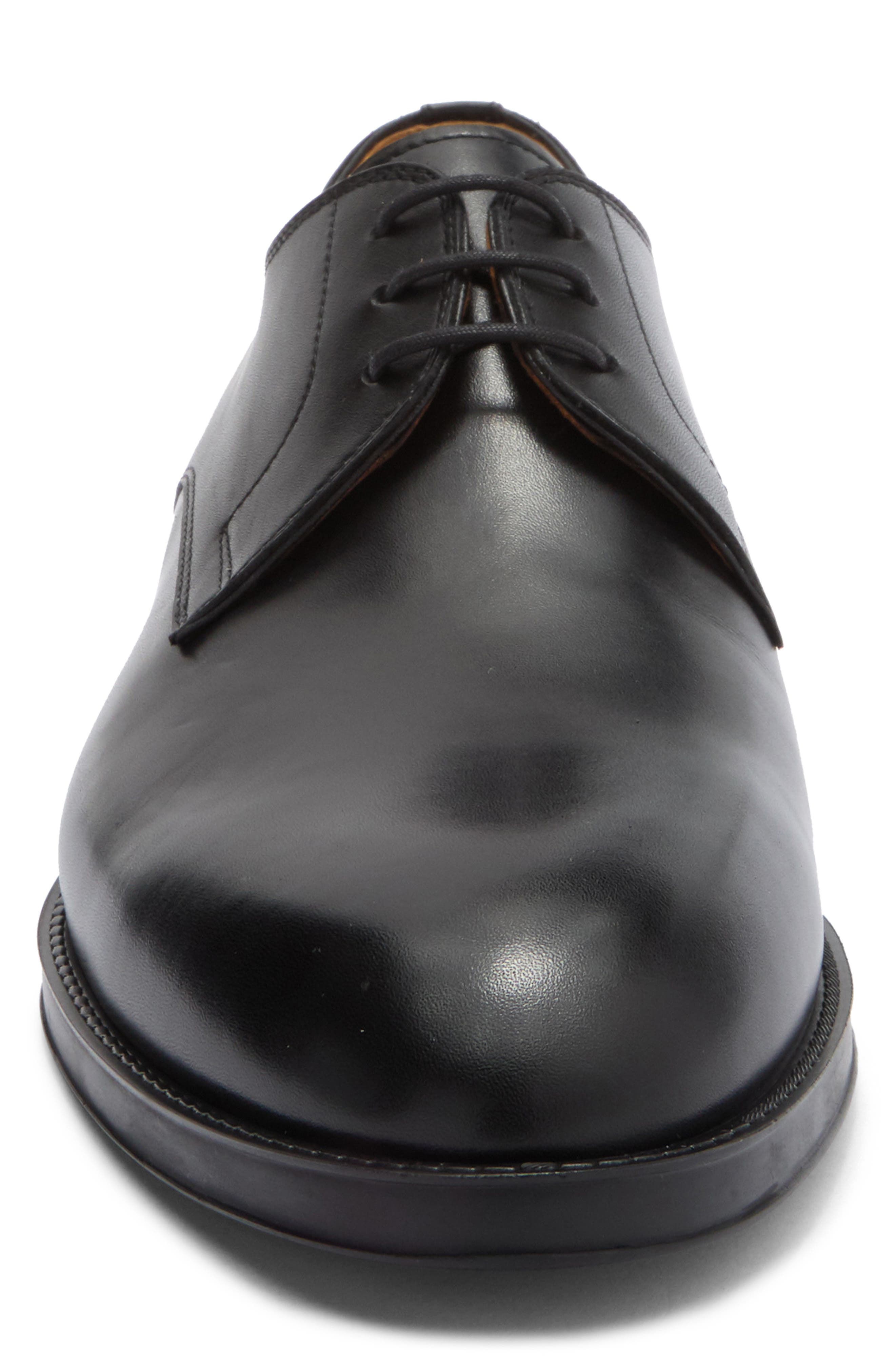 Magnanni Eddison Plain Toe Derby, Alternate, color, Black