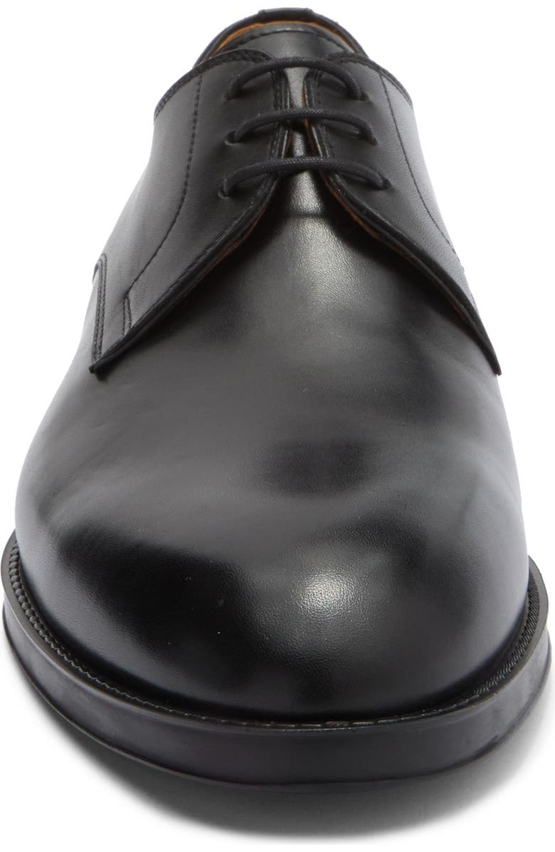Magnanni Eddison Plain Toe Derby, Alternate, color, Black