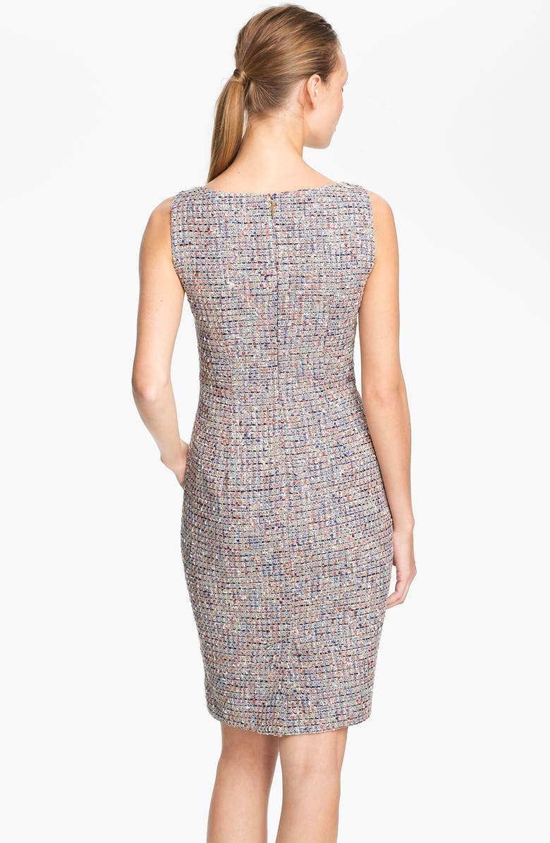 Tory Burch 'Emma' Tweed Sheath Dress, Alternate, color, 
