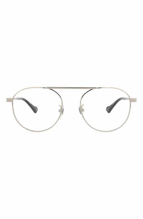 Gucci 53mm Round Optical Glasses