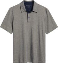 Johnston & Murphy Fine Stripe Polo