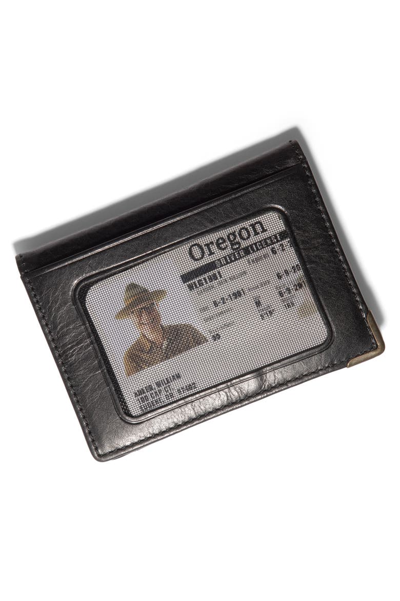 Tradesman Slim Leather Bifold Wallet, Alternate, color, BLACK