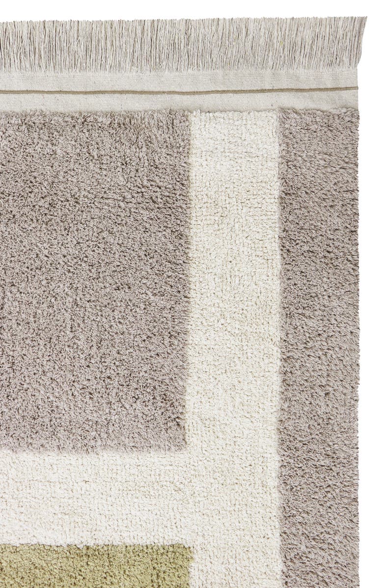 Lorena Canals Kids' Wasahable Ecocity Play Rug, Alternate, color, Stone Beige Natural Aqua