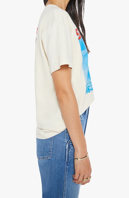 Shop Mother The Sleepover Stretch Cotton Graphic T-shirt In Let It Rip