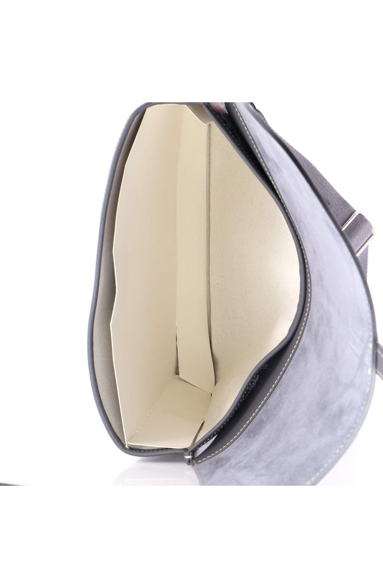 Pre-Owned Goyard Coursier Messenger Bag Coated Canvas and Leather, Alternate, color, Gray