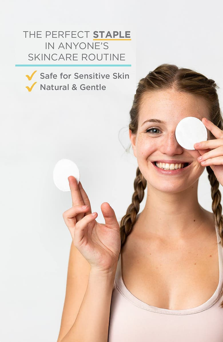 NOLEO 900-Pack Small Organic Cotton Rounds, Alternate, color, White