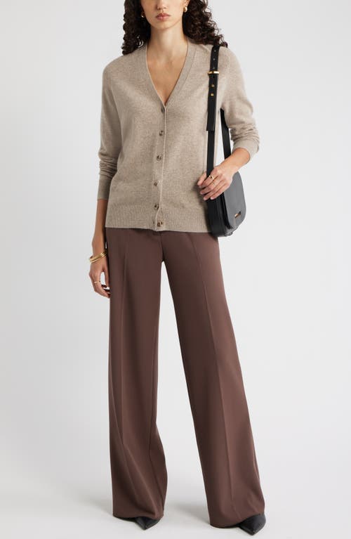 Nordstrom Cashmere V-neck Cardigan In Neutral