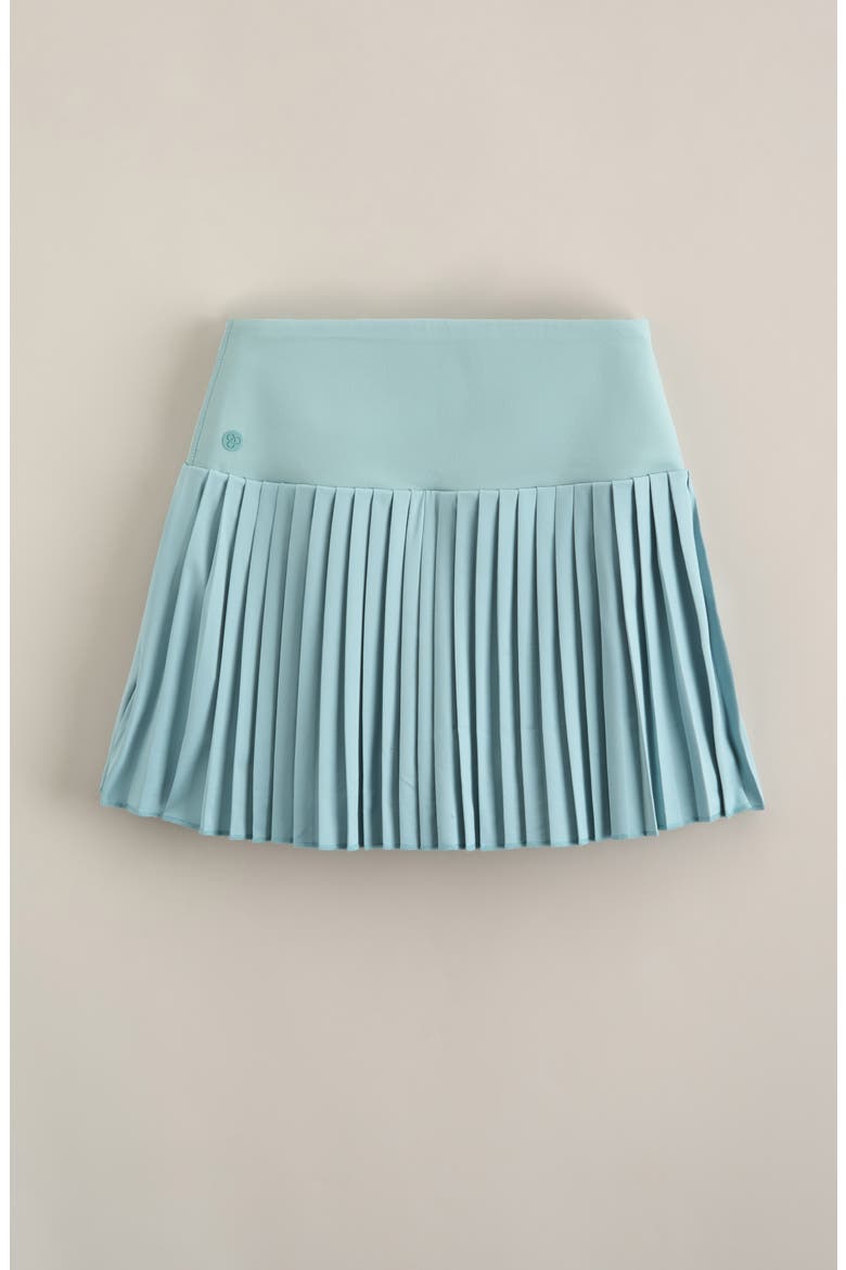 Kids' Pisces Pleated Skort, Alternate, color, TEAL AQUIFER