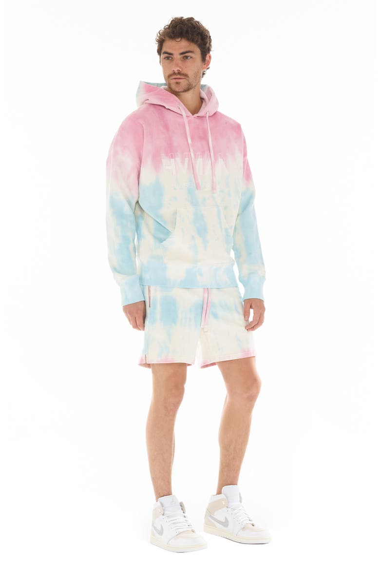 Tie Dye Sweatshorts, Alternate, color, TYE DYE