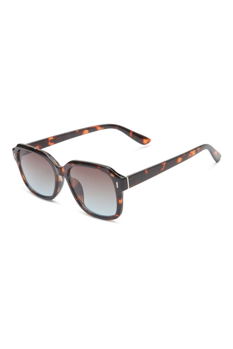 Gradient Square Sunglasses, Alternate, color, TORTOISE