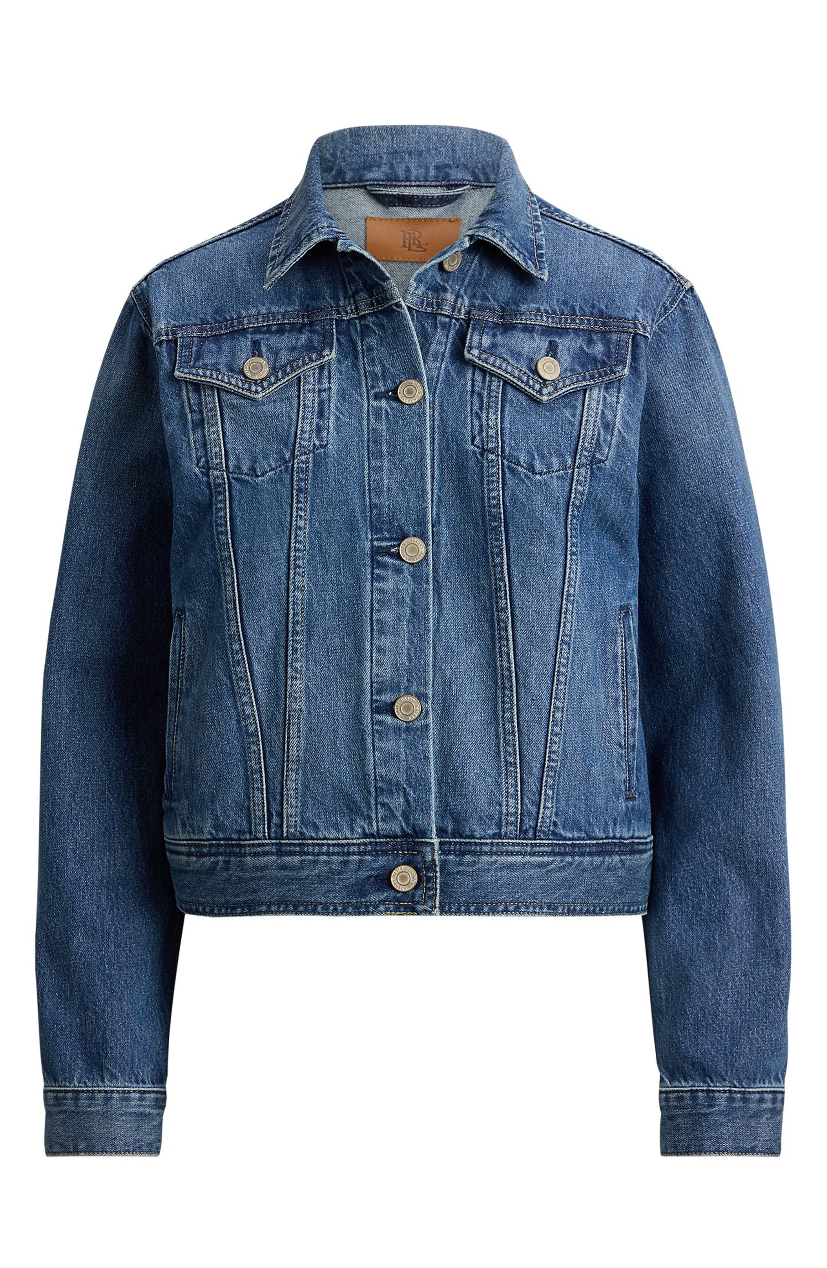 Женские Lauren Ralph Lauren Denim Trucker Jacket — фото 3