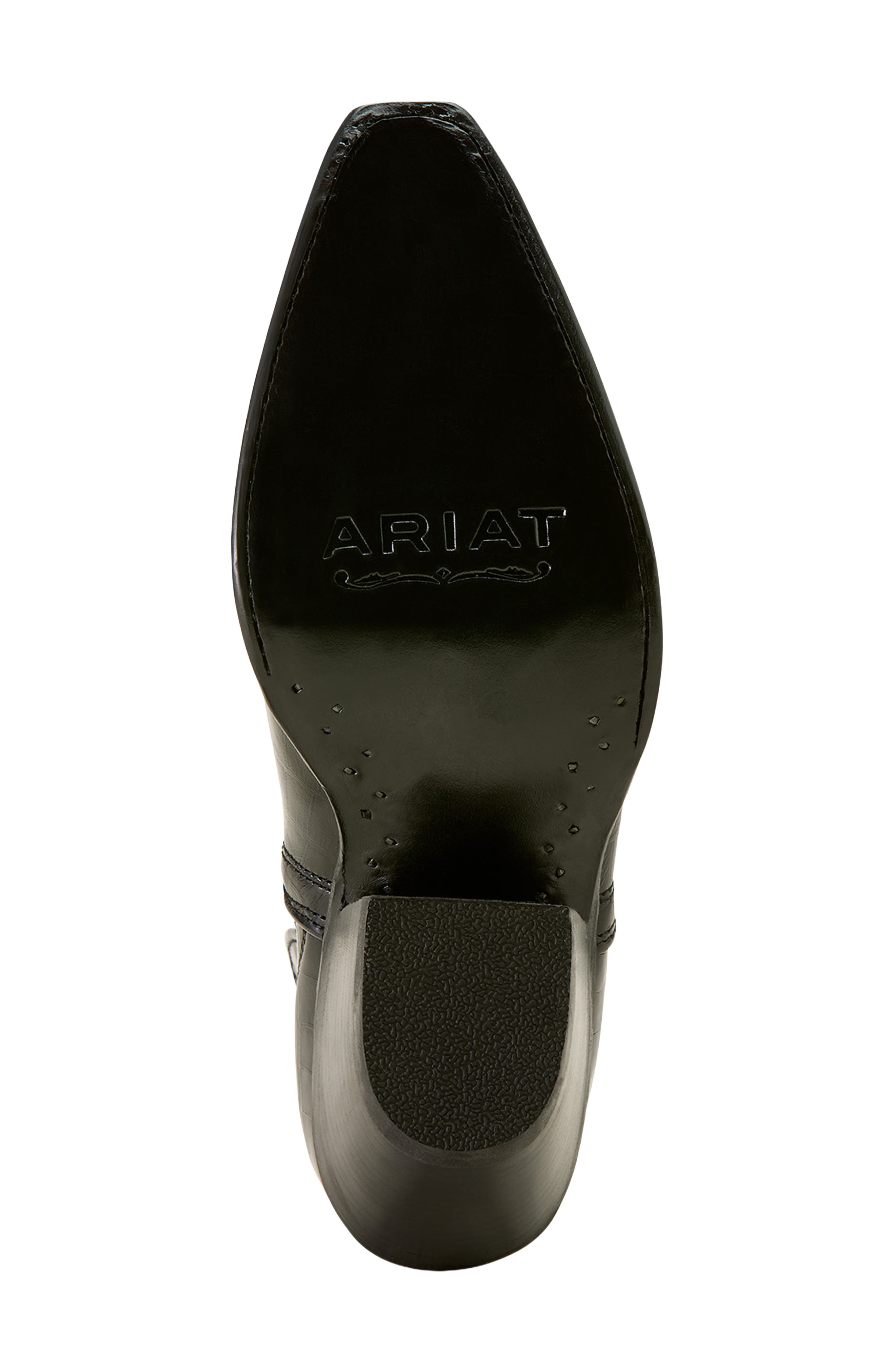 Ariat Dixon X Toe Short Western Boot, Alternate, color, Black