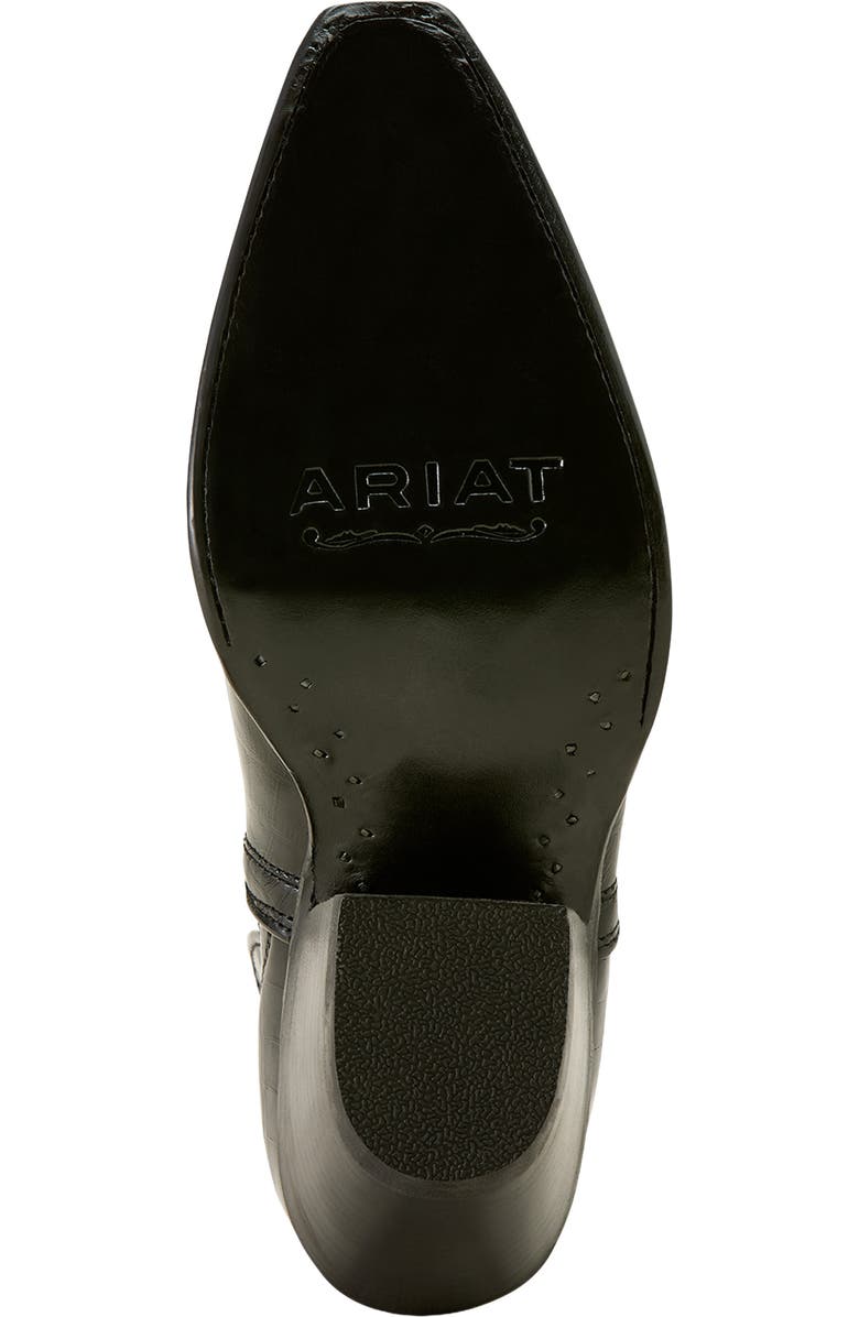 Ariat Dixon X Toe Short Western Boot, Alternate, color, Black