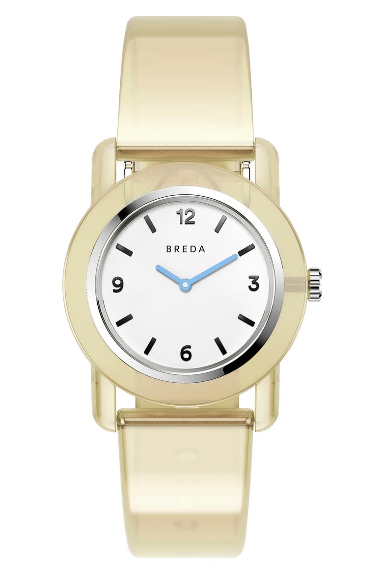 Play Recycled Plastic Watch, 35mm, Main, color, LEMON