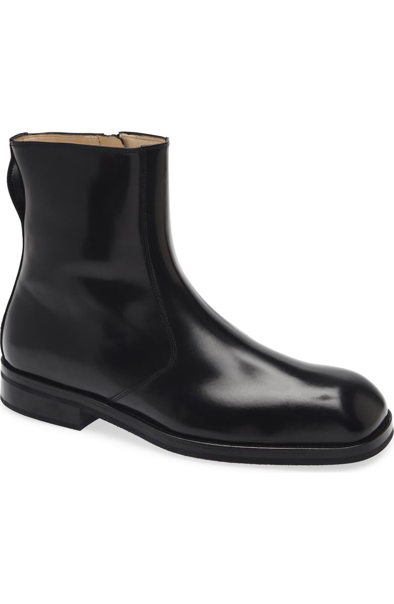 Lemaire Zipped Ankle Boot, Main, color, Black